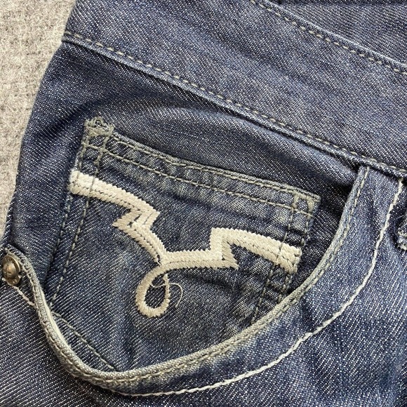 Vintage y2k Ecko Unltd Shorts Men 40 Baggy Fit Blue Streetwear Hip Hop Skater - Picture 7 of 16